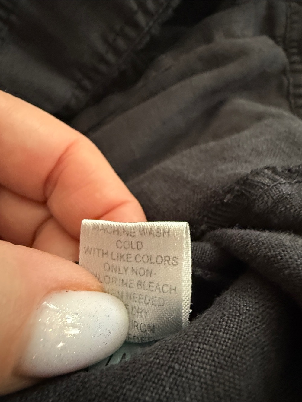 Lulu-B Washed Black Linen Jacket - Picture 6 of 6